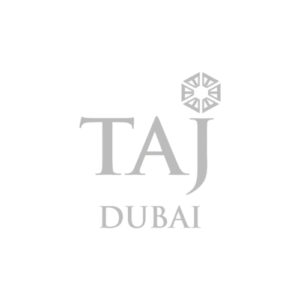 Official logo of The Taj, Dubai.