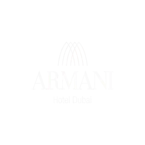 Official logo of Armani Hotel, Dubai.