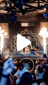 Instagram reel thumbnail of a club performance by DJ Bloodshedder at Mithya, Indore.